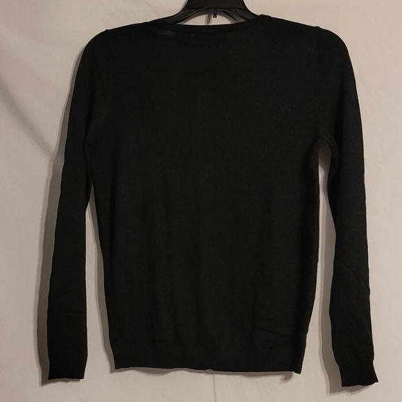 𝅺architect Black Long Sleeve Cardigan Sweater - Picture 2 of 5